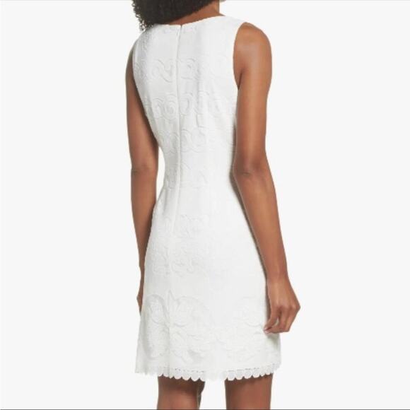 Eliza J White Lace‎ Sheath Dress 4 - Picture 2 of 9